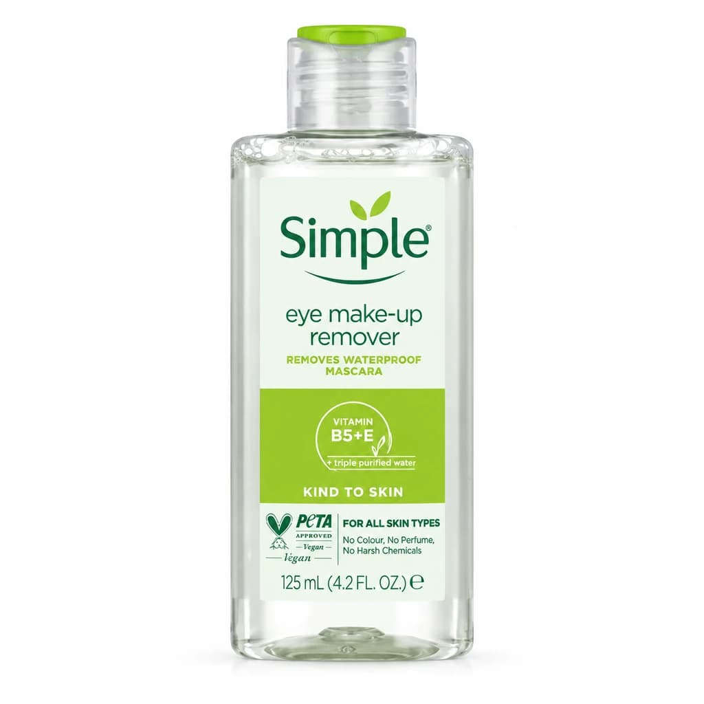 simple - محلول پاک کننده آرایش چشم سیمپل مدل Kind to Skin