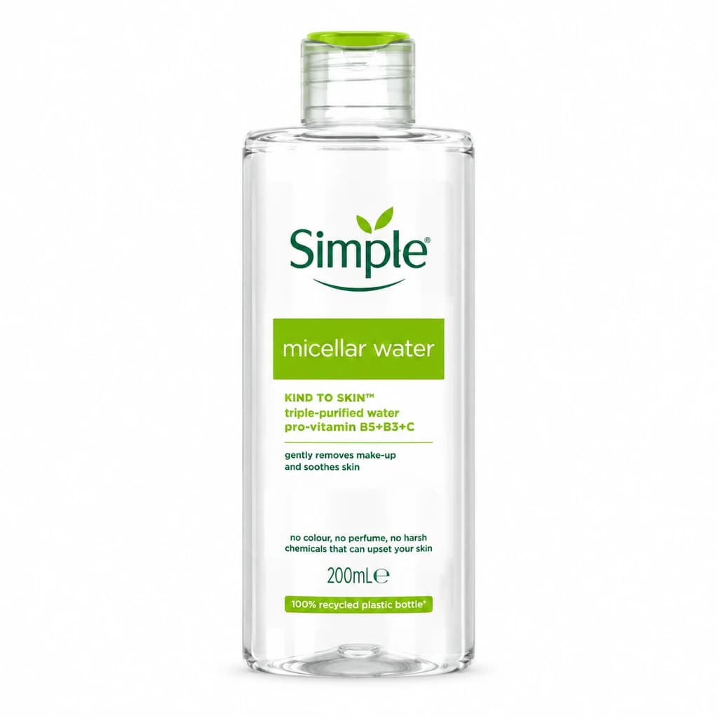 simple - میسلار واتر سیمپل مدل Kind to Skin مناسب انواع پوست حجم 400 میلی لیتر