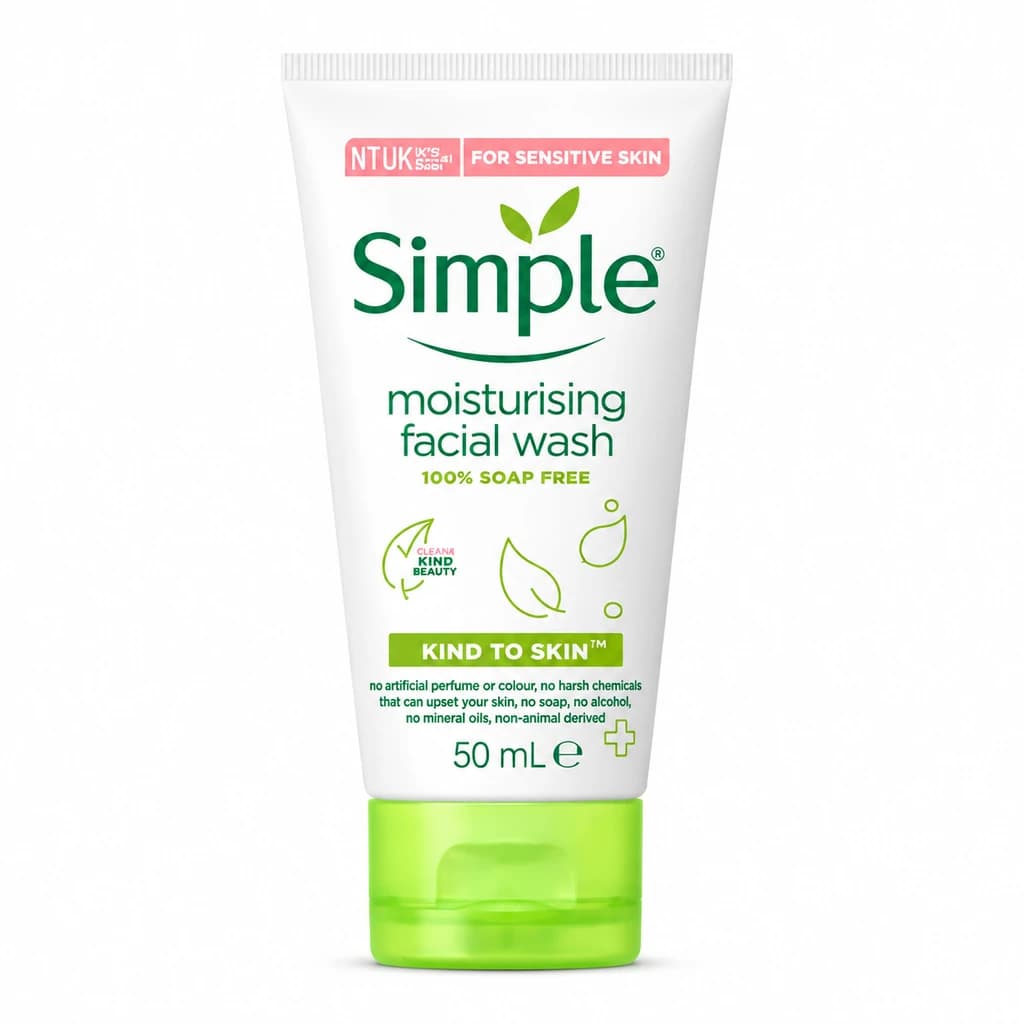 simple - ژل شستشو صورت مدل Moisturising