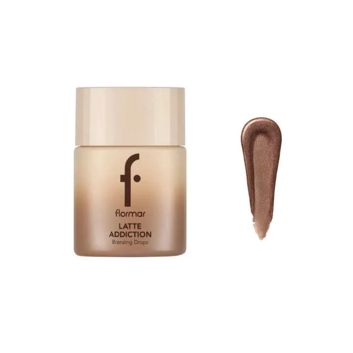 flormar - قطره برانزر صورت و بدن لاته فلورمار Flormar Latte Addiction