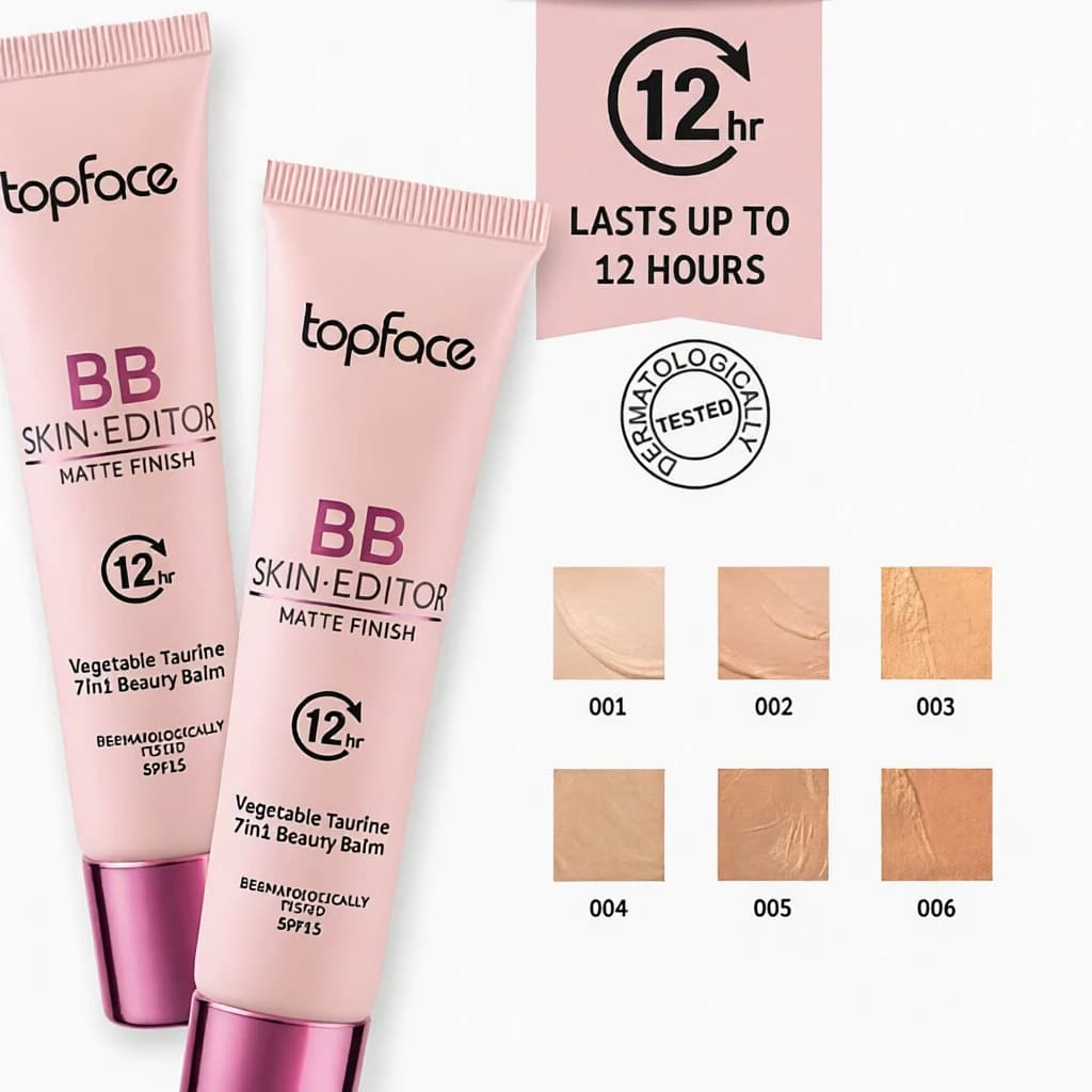 TOPFACE - بی بی کرم مات اسکین ادیتور تاپ فیس با SPF 15
