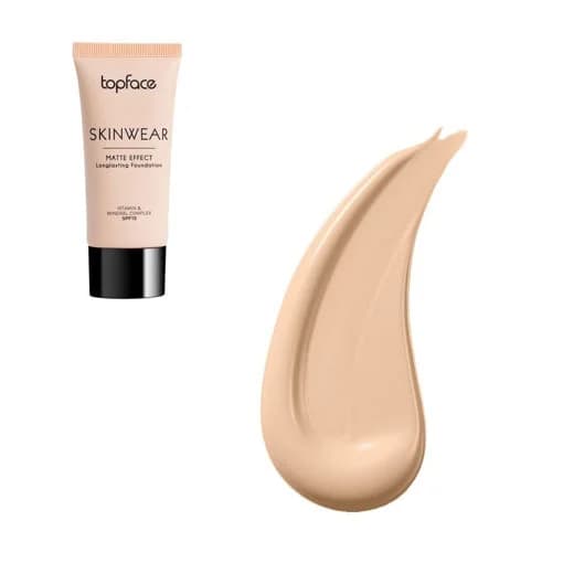 TOPFACE - کرم پودر تیوپی تاپ فیس مدل Skinwear Matte Effect