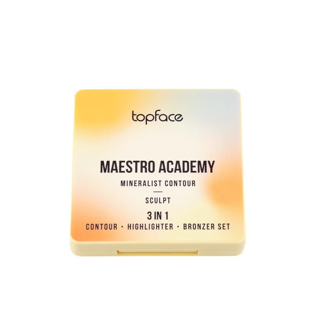 TOPFACE - پالت کانتور، هایلایتر و برنزر تاپ فیس سری Maestro Academy مدل Mineralist