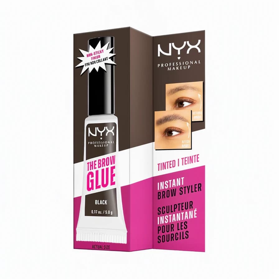 NYX - چسب ابرو نیکس مدل The Brow Glue رنگ مشکی