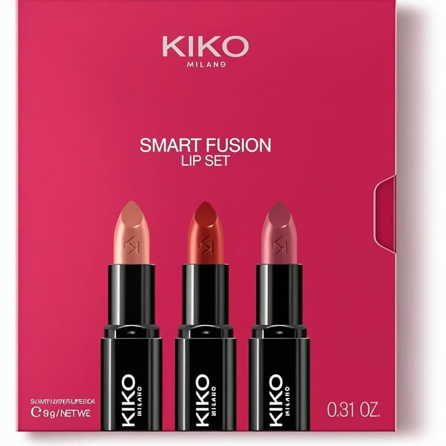 KIKO - ست ۳ عددی رژ لب جامد کیکو میلانو مدل Smart Fusion Lip Set شماره 02