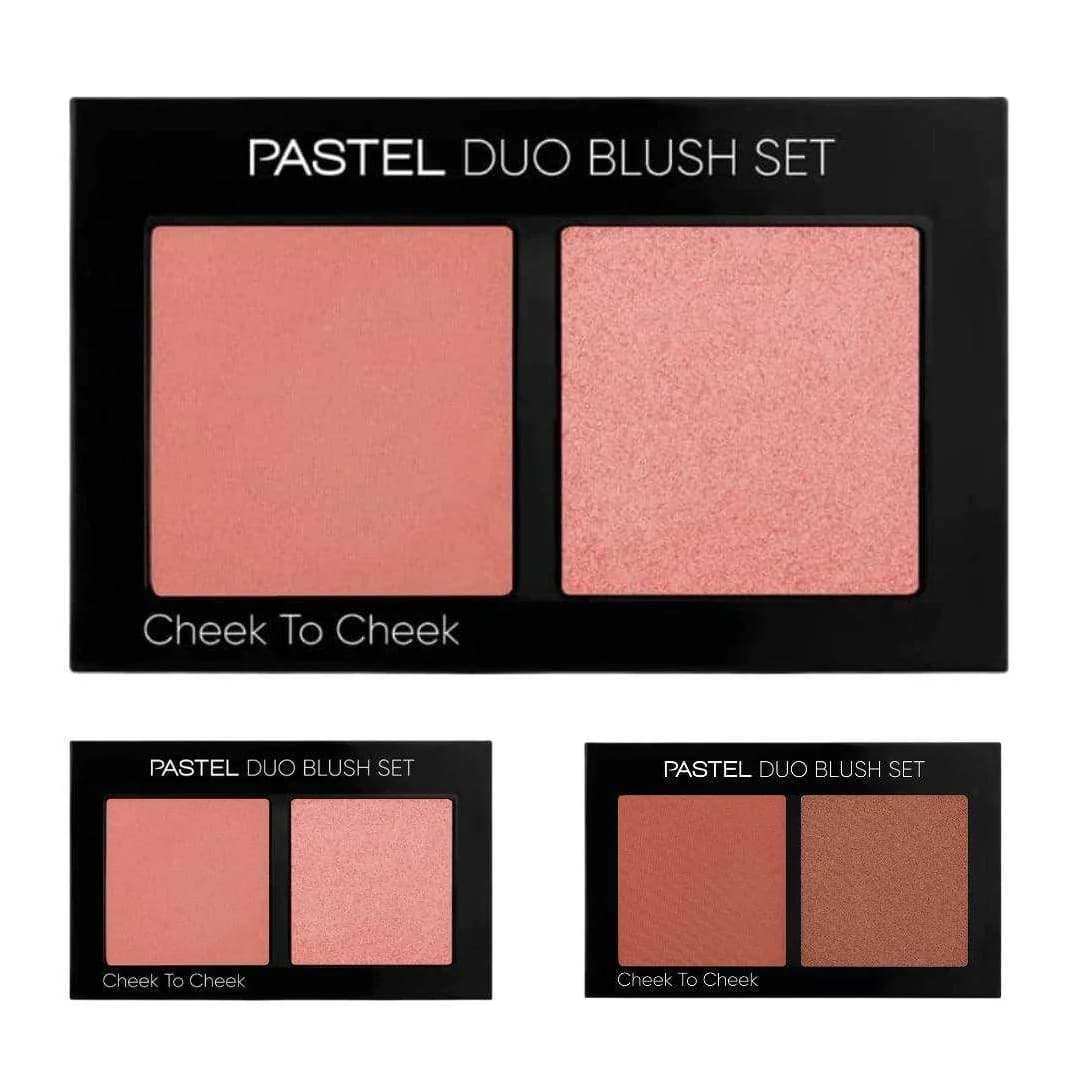 PASTEL - پالت رژگونه پودری دوتایی پاستل سری پروفشن مدل Cheek to Cheek