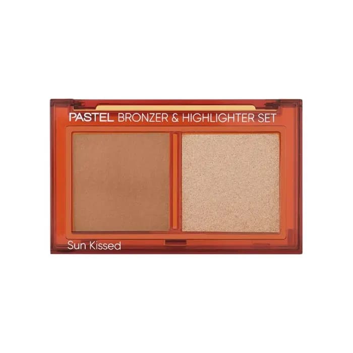 PASTEL - پالت برنزر و هایلایتر دوتایی پاستل سری پروفشن مدل Sun Kissed