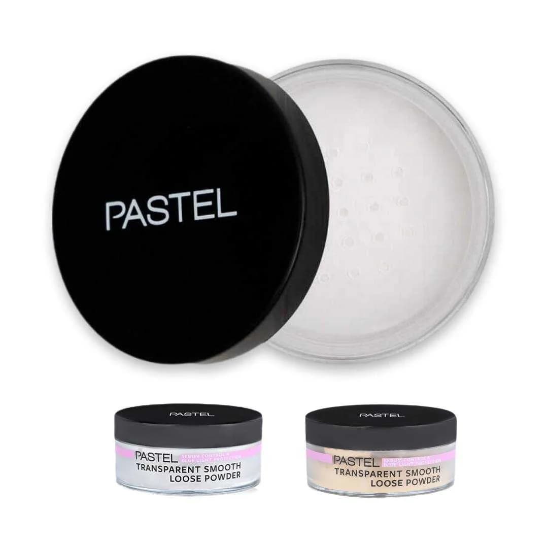 PASTEL - پودر فیکس و تثبیت کننده آرایش پاستل مدل Transparent Smooth Loose Powder