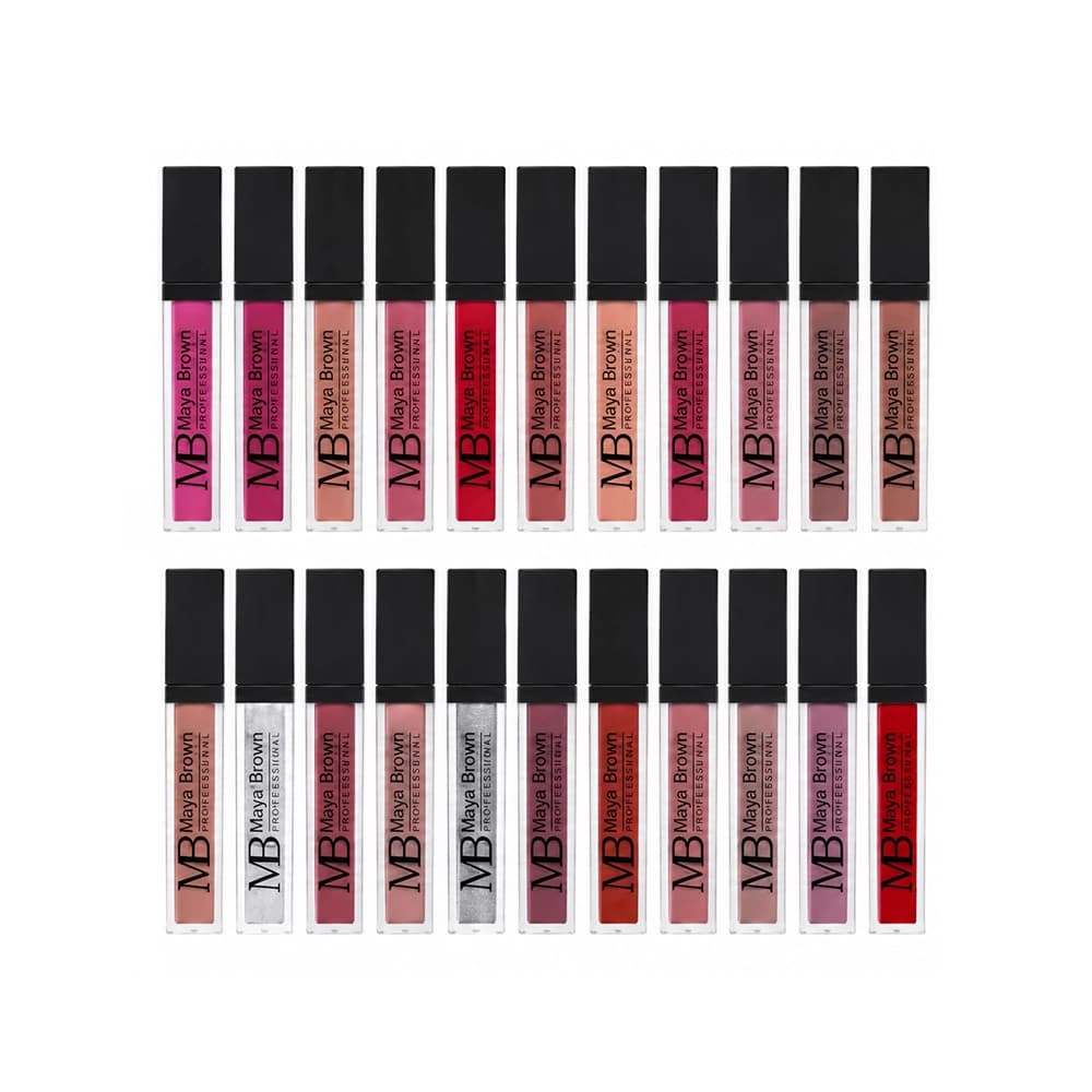 Maya Brown - رژ لب مایع مات مایا براون مدل Matte Liquid Lipstick