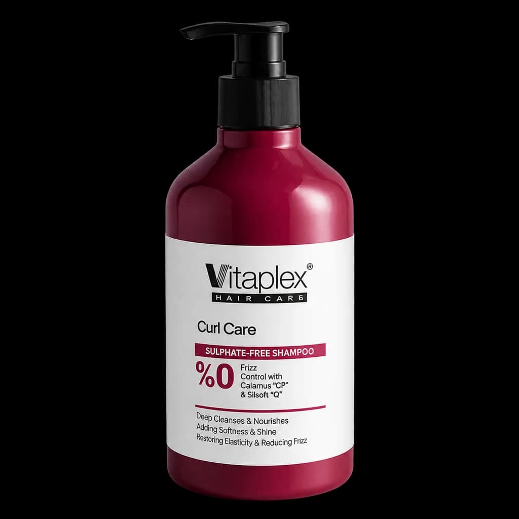 Vitaplex - شامپو موهای فر ویتاپلکس مدل Curl Care حجم 500 میلی لیتر