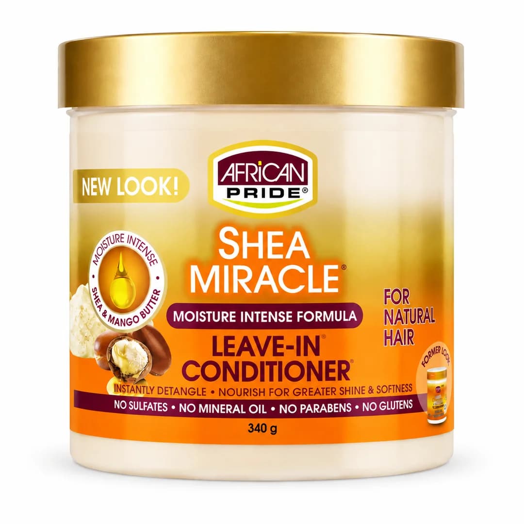 African Pride - نرمکننده بدون آبکشی مو آفریکن پراید مدل Shea Butter Miracle